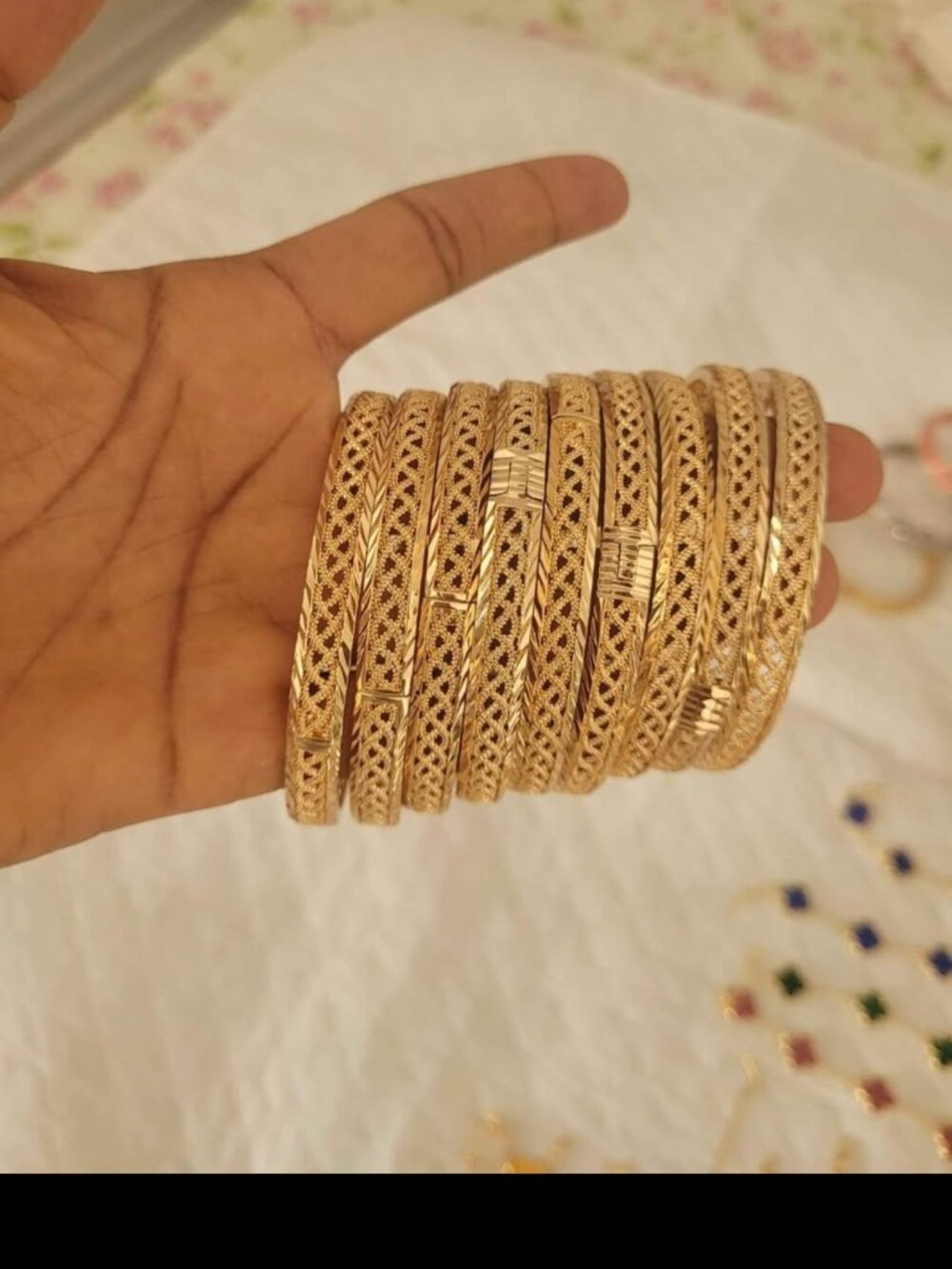 Gold  bracelets